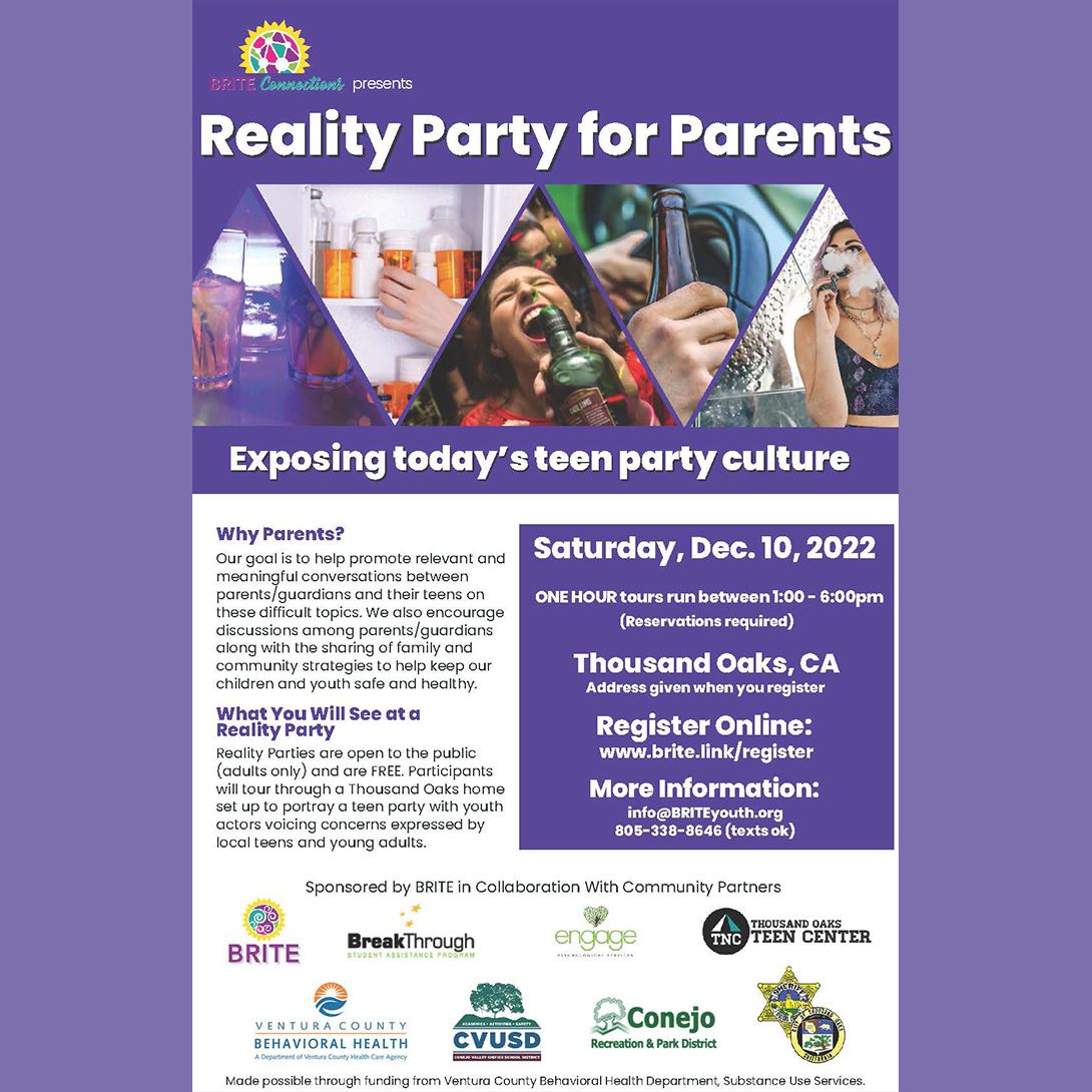   Reality Party for Parents Event Details